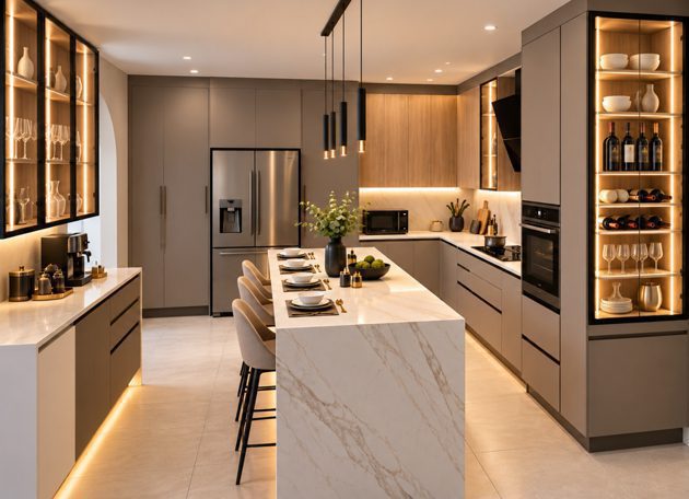Completed kitchen from the Weizter projects portfolio