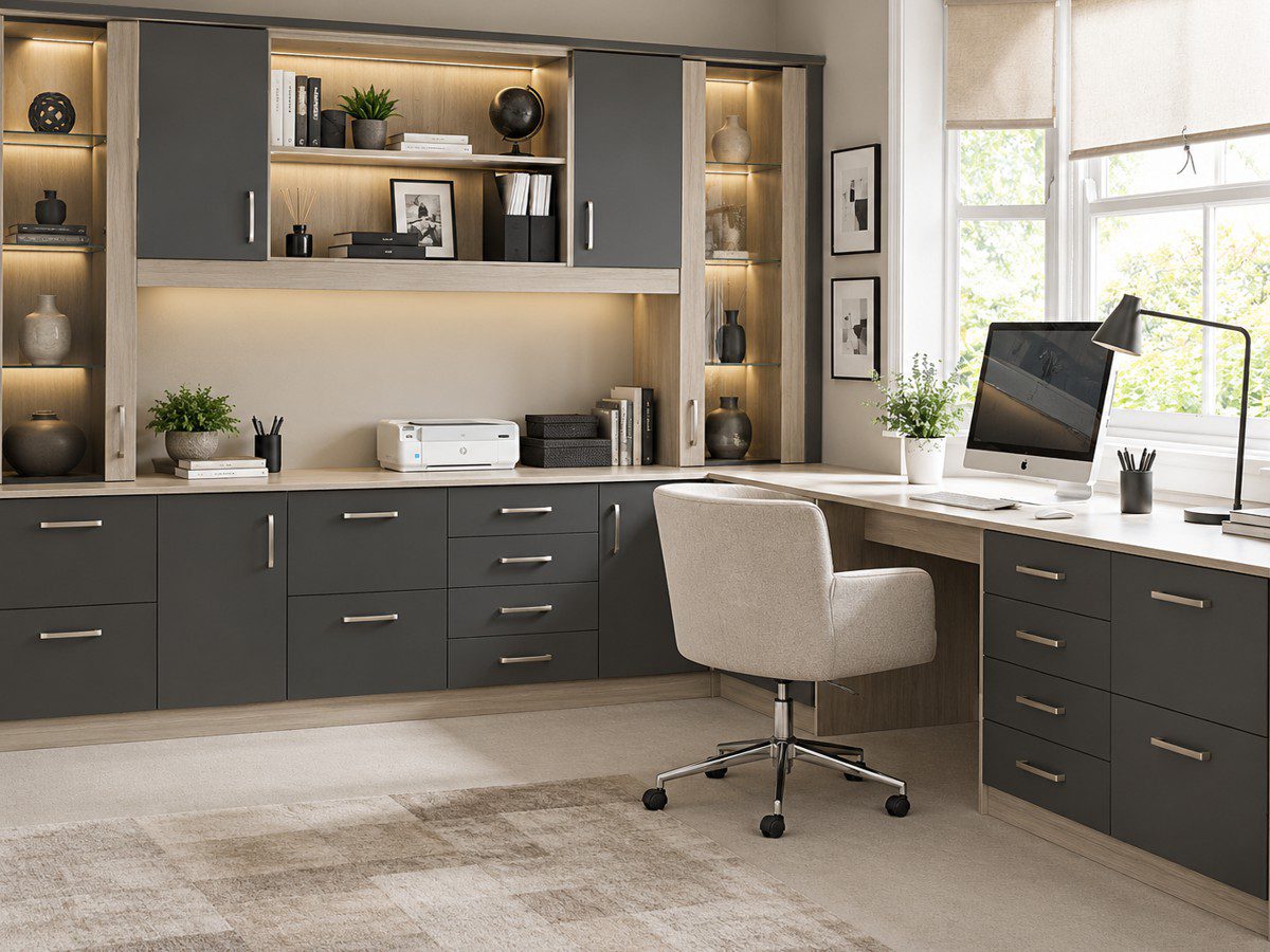 Home study designed, manufactured and installed by Weizter, design 3
