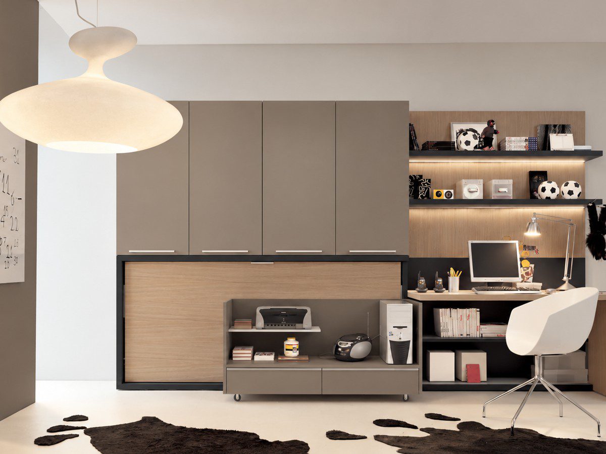 Home study designed, manufactured and installed by Weizter, design 5