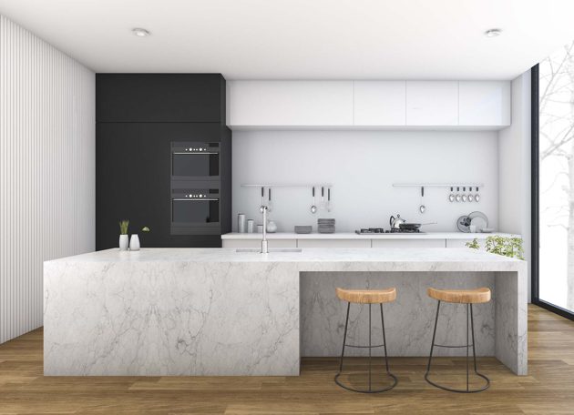 A completed Weizter kitchen in Mooikloof.