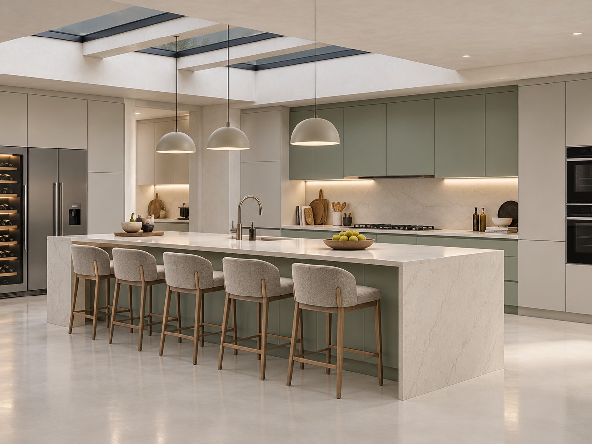 Modern kitchen designed, manufactured and installed by Weizter, design 9