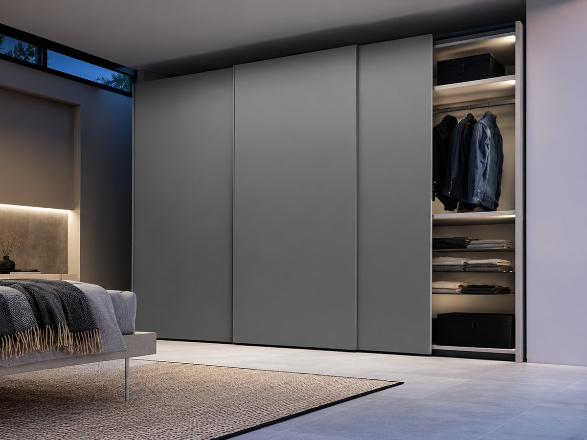 Bedroom cupboards designed, manufactured and installed by Weizter, design 1