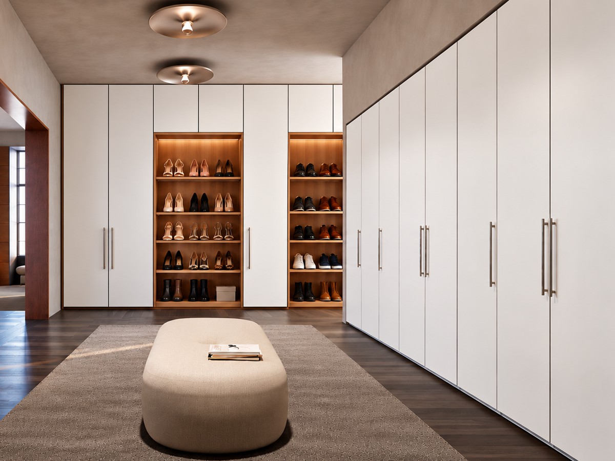 Bedroom cupboards designed, manufactured and installed by Weizter, design 2