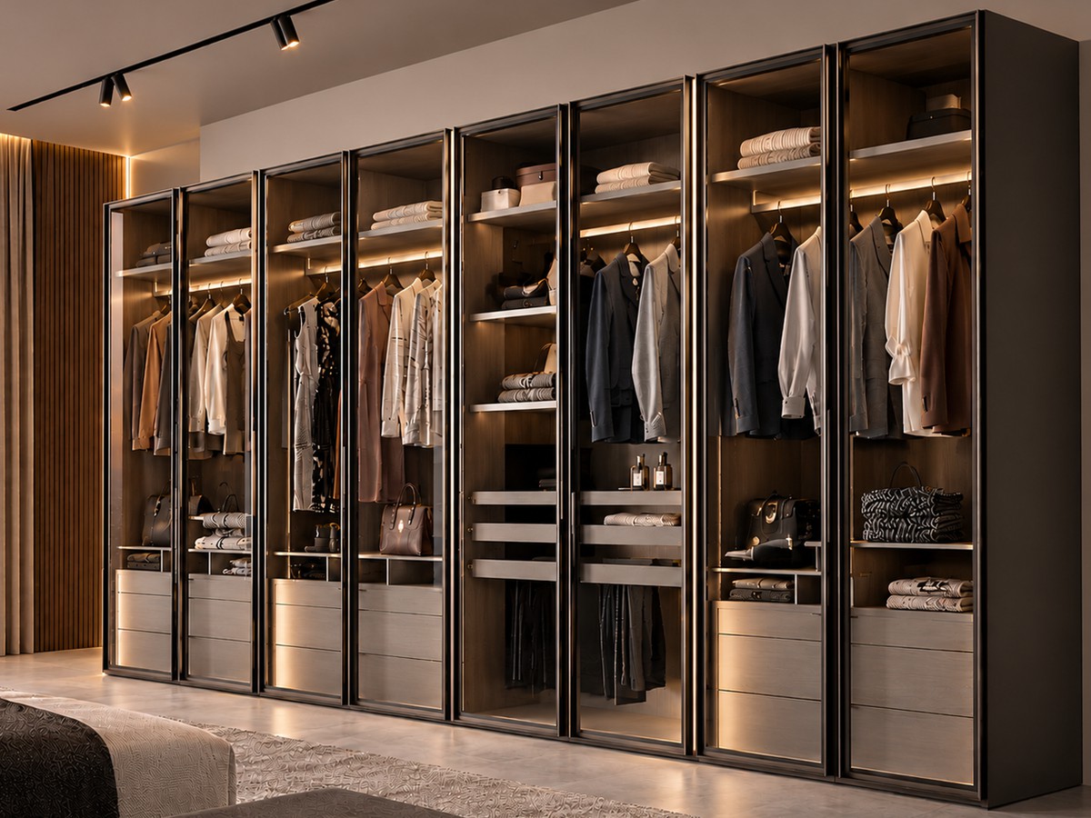 Bedroom cupboards designed, manufactured and installed by Weizter, design 6