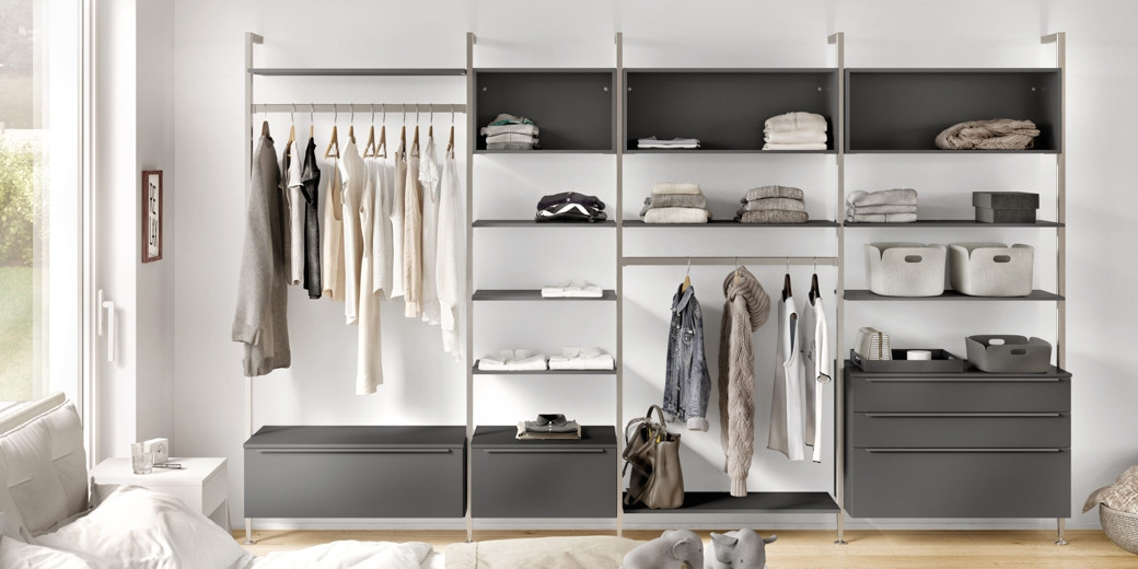open wardrobe