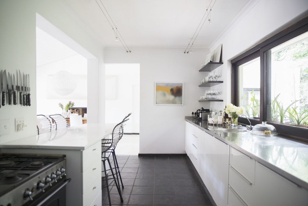galley kitchen