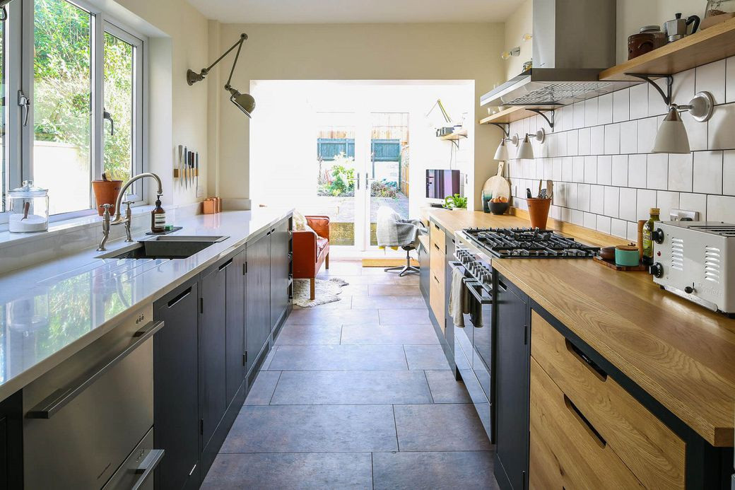 galley kitchen